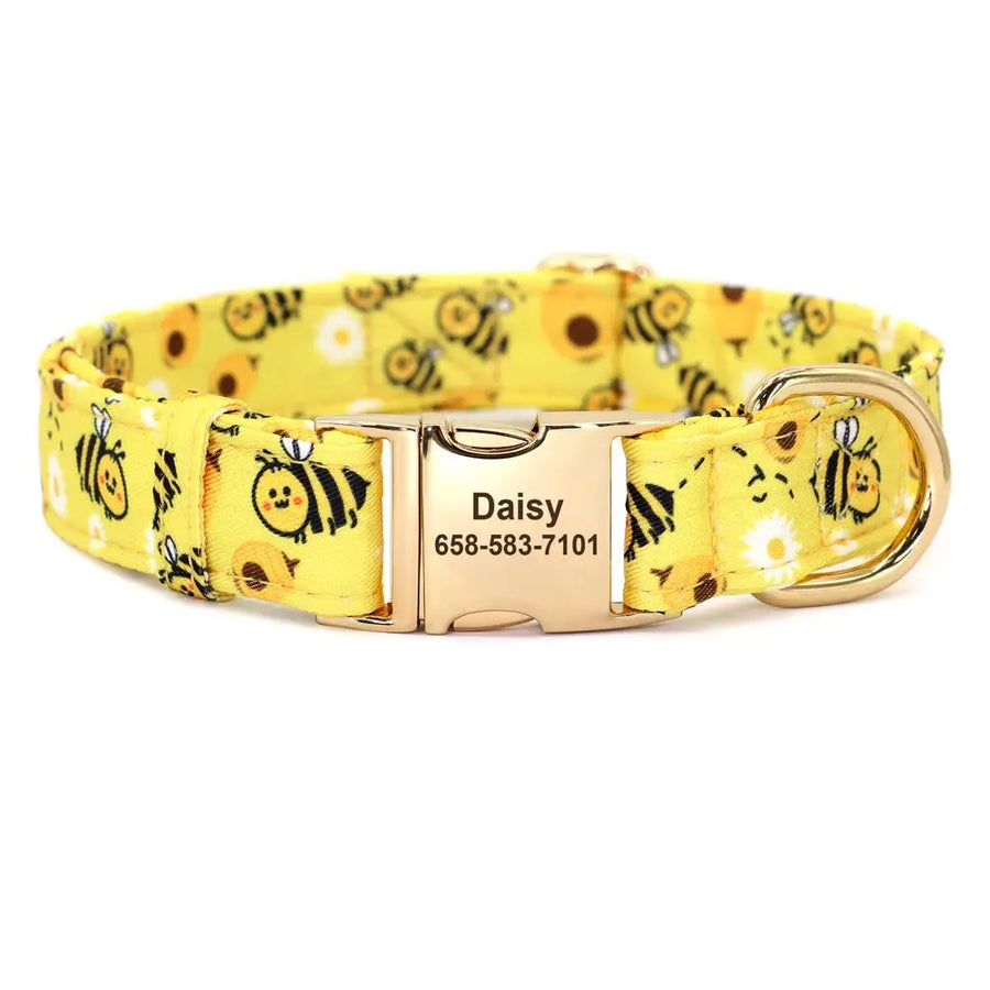 Personalized Nylon Printed Dog Collar Trusted Pet Products