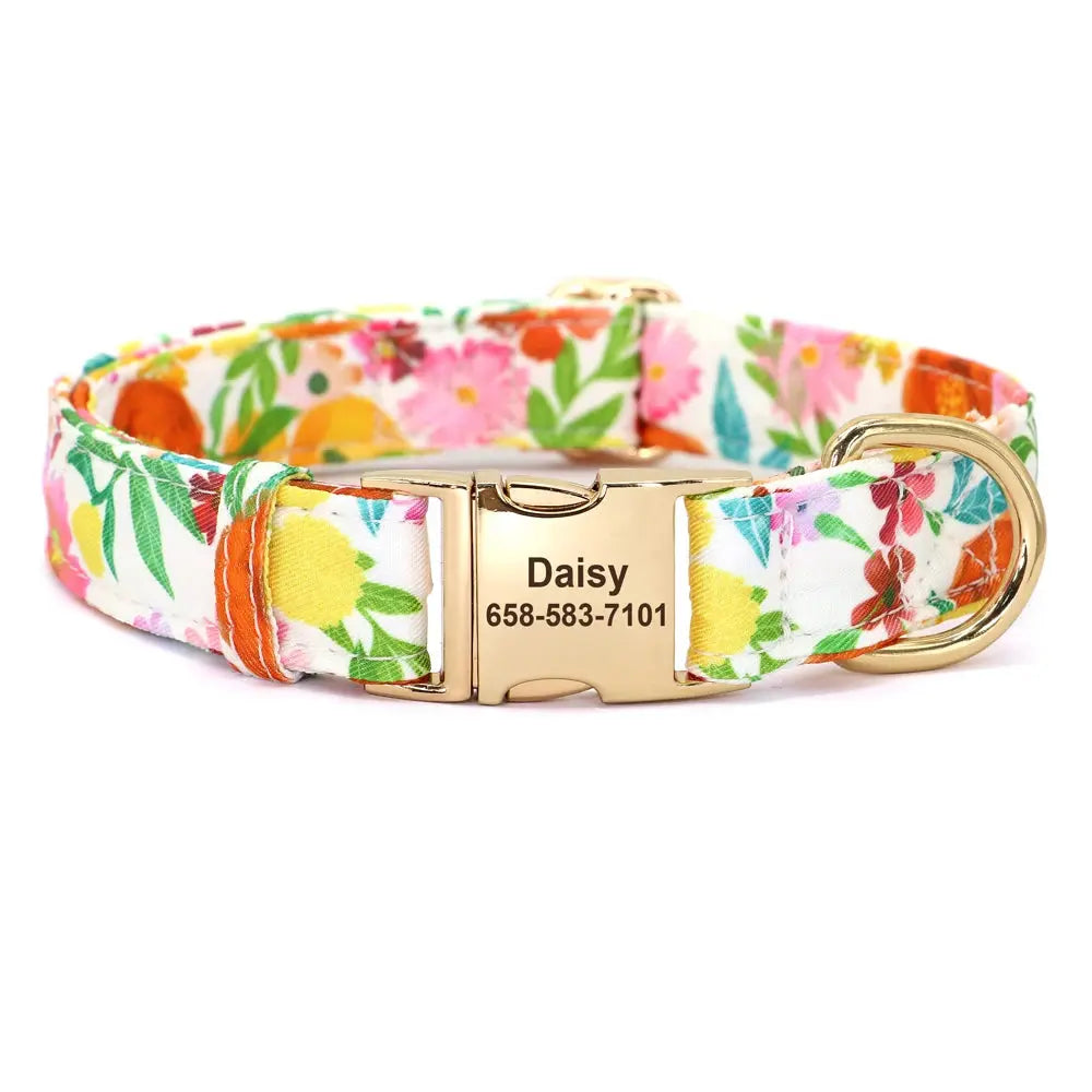 Personalized Nylon Printed Dog Collar Trusted Pet Products