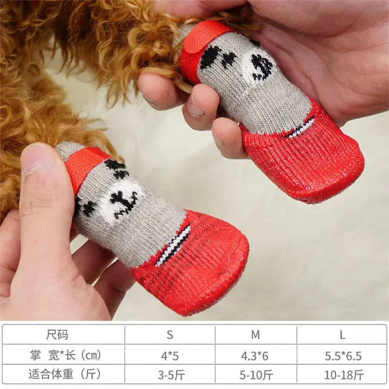 Pet Anti-Slip Booties with Adjustable Drawstring for Small Dogs Trusted Pet Products