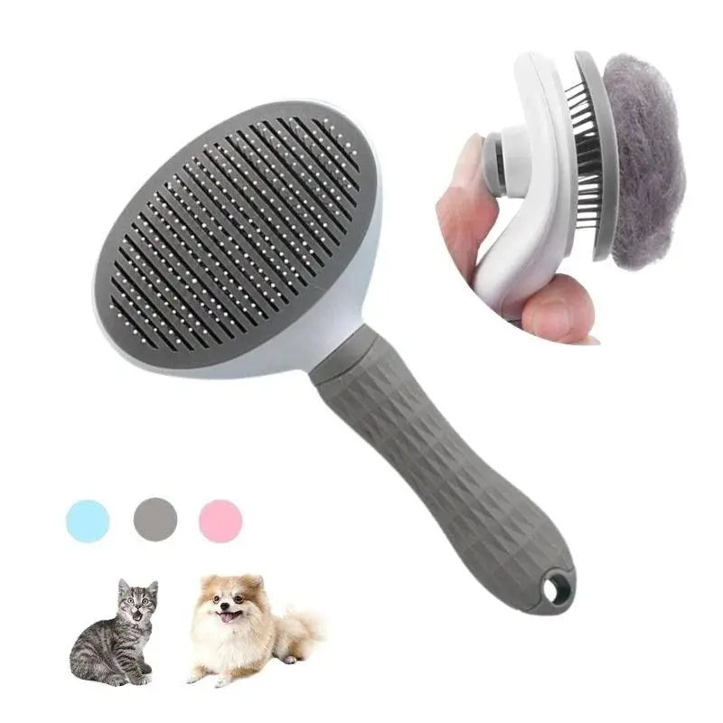 Pet Comb Stainless Steel Needle Comb Pet Dog Cleaning Brush Dog And Cat Hair Removal Floating Hair Cleaning Beauty Skin Care - Trusted Pet Products