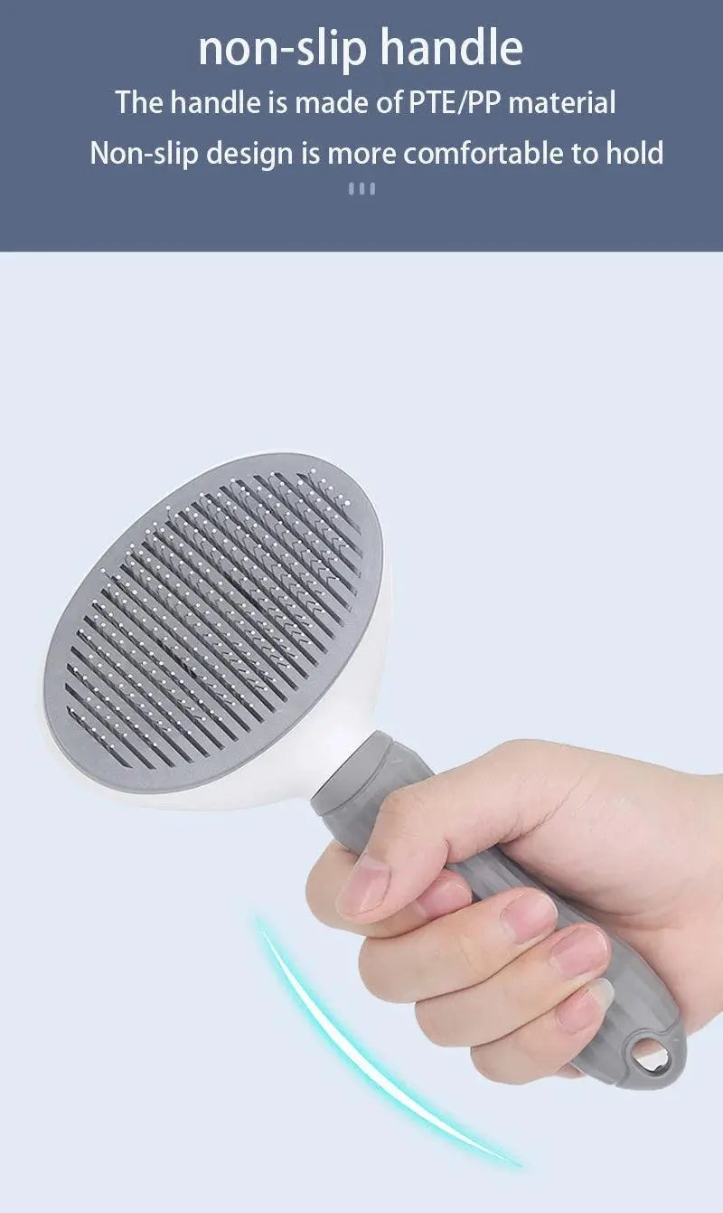 Pet Comb Stainless Steel Needle Comb Pet Dog Cleaning Brush Dog And Cat Hair Removal Floating Hair Cleaning Beauty Skin Care - Trusted Pet Products