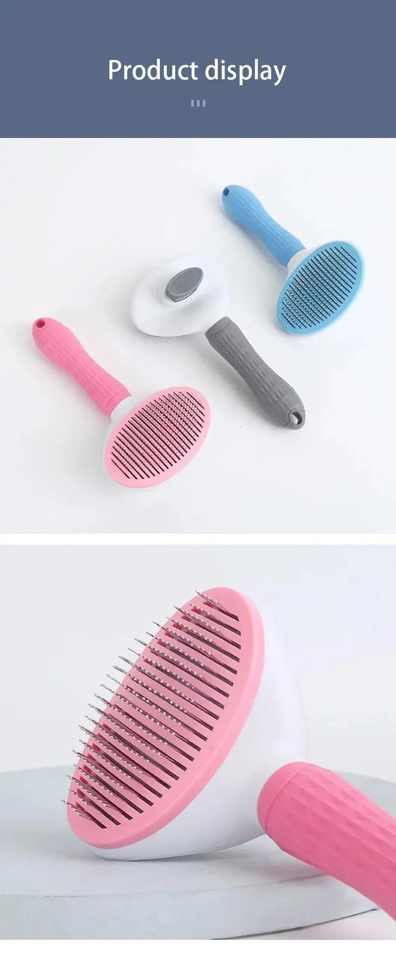 Pet Comb Stainless Steel Needle Comb Pet Dog Cleaning Brush Dog And Cat Hair Removal Floating Hair Cleaning Beauty Skin Care - Trusted Pet Products