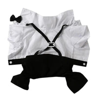 Pet Dog Cat Clothes Prince Tuxedo Bow Tie Suit Chihuahua Coat Handsome Pets Dog Suit Wedding Dress Jumpsuit Coat S-XXL - Trusted Pet Products