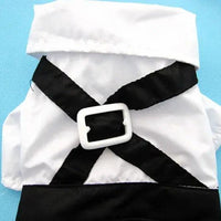 Pet Dog Cat Clothes Prince Tuxedo Bow Tie Suit Chihuahua Coat Handsome Pets Dog Suit Wedding Dress Jumpsuit Coat S-XXL - Trusted Pet Products