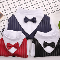 Pet Dog Cat Clothes Prince Tuxedo Bow Tie Suit Chihuahua Coat Handsome Pets Dog Suit Wedding Dress Jumpsuit Coat S-XXL - Trusted Pet Products