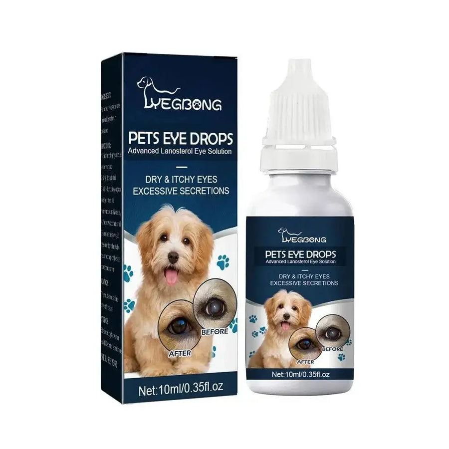 Pet Eye Drops Tear Stains Remover Cataracts Eye Care Treating For Dry Eyes Pet Tear Stain Remover Eye Lubricating Eye Drops R8H2 - Trusted Pet Products