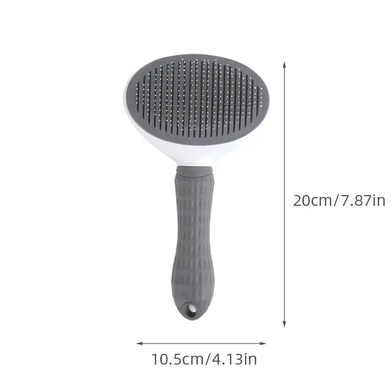 Pet Hair Removal Brush Dog Hair Comb Stainless Steel Automatic Hair Fading Cat Comb Pet Cleaning Grooming Supplies - Trusted Pet Products