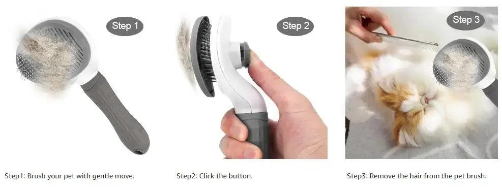 Pet Loose Hair Remover Brush - Trusted Pet Products