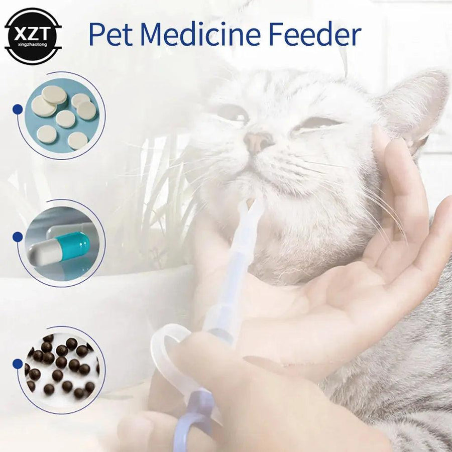 Pet Medicine Push Dispenser Syringe - Trusted Pet Products