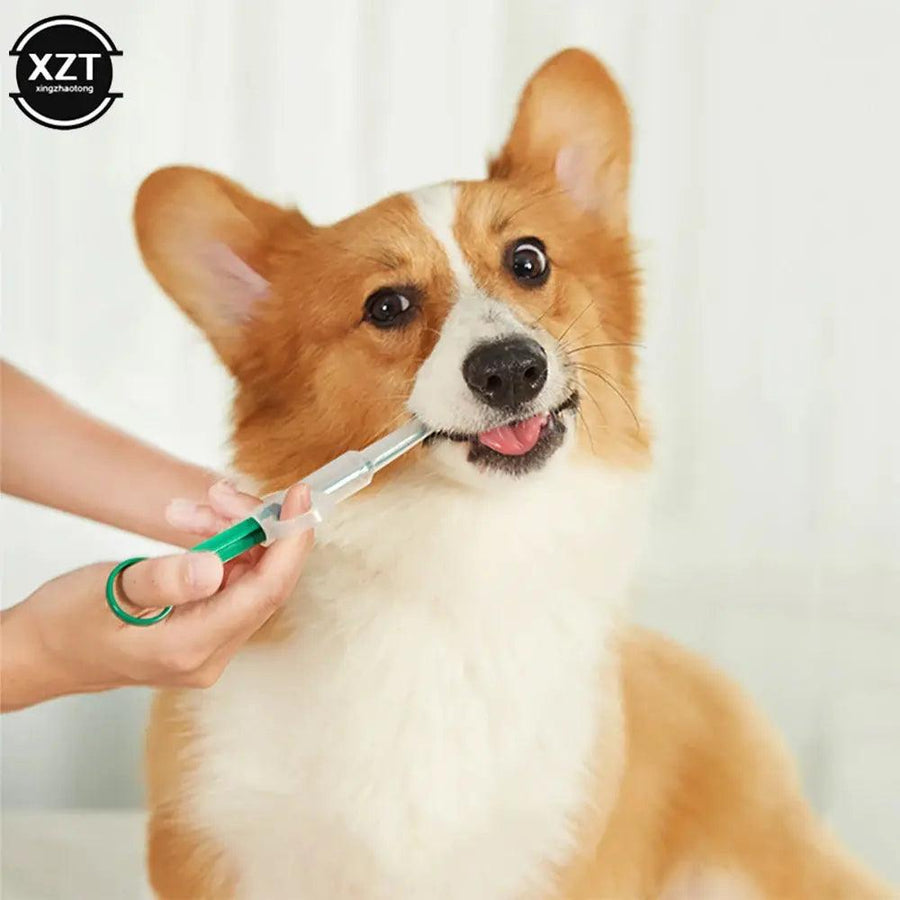 Pet Medicine Push Dispenser Syringe - Trusted Pet Products