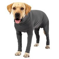 Pet One-piece Long-sleeved 4-leg Pet Clothing For Family Car Travel Surgery Recovery Body Outfits - Trusted Pet Products