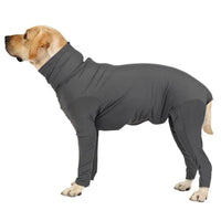 Pet One-piece Long-sleeved 4-leg Pet Clothing For Family Car Travel Surgery Recovery Body Outfits - Trusted Pet Products