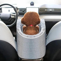 Pets Safety Seat Box Control Console Pet Nest Travel Portable Pet Dog Car Seat Car Armrest Thicken Plush Box For Small Dog Cat - Trusted Pet Products