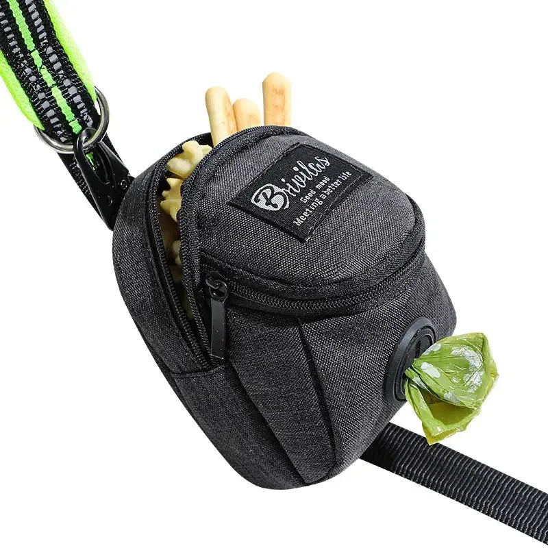 Portable Dog Training Treat Bag - Snack Reward Waist Bag Poop Bag Dispenser Trusted Pet Products