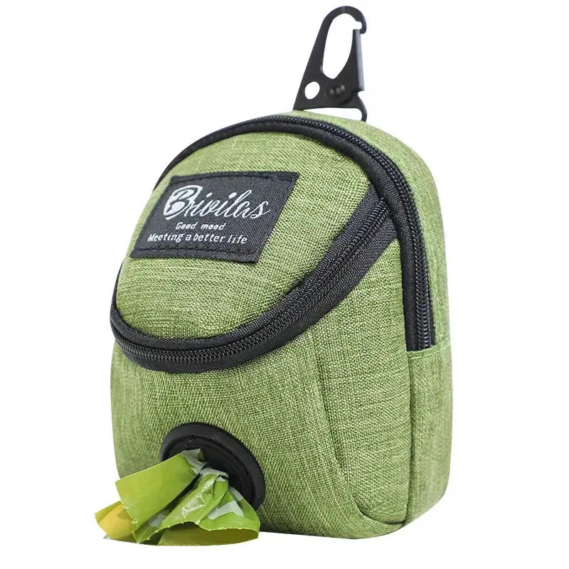 Portable Dog Training Treat Bag - Snack Reward Waist Bag Poop Bag Dispenser Trusted Pet Products