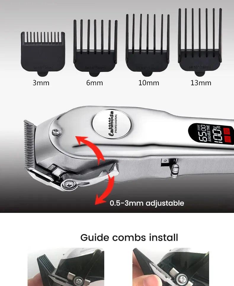 Professional Low Noise All Metal Rechargeable Dog Hair Clipper - Trusted Pet Products