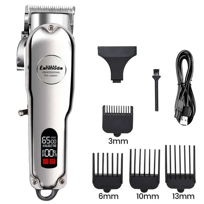 Professional Low Noise All Metal Rechargeable Dog Hair Clipper - Trusted Pet Products