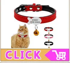 Quick Release Cat Collar Safety Custom Puppy Kitten ID Collars Reflective Breakaway With Bell For Small Cats Adjustable XXS XS - Trusted Pet Products