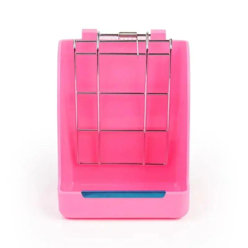 Rabbit Feeder Holder Hay Feeding Dispenser Container For Rabbit Guinea Pig Small Animals Hanging Cage Fixed Food Basin - Trusted Pet Products