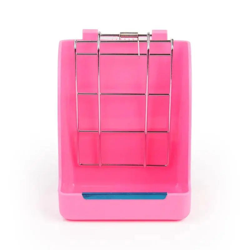 Rabbit Feeder Holder Hay Feeding Dispenser Container For Rabbit Guinea Pig Small Animals Hanging Cage Fixed Food Basin - Trusted Pet Products