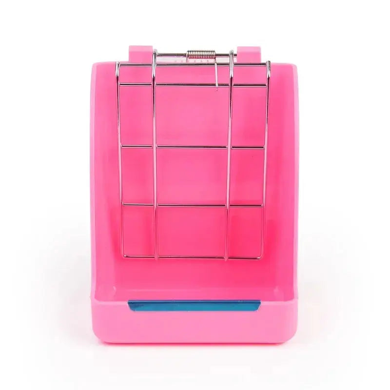 Rabbit Feeder Holder Hay Feeding Dispenser Container For Rabbit Guinea Pig Small Animals Hanging Cage Fixed Food Basin - Trusted Pet Products