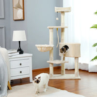 Domestic Delivery Multi-Level Cat Tree Tower Climb Furniture Scratching Post for Indoor House Pet Supplies Kitten Toy Cozy Condo - Trusted Pet Products