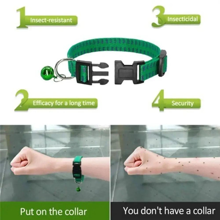 Safe and Effective Insecticidal Dog Collar Anti Flea Mite Tick Neck Strap - Trusted Pet Products