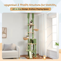 Domestic Delivery Multi-Level Cat Tree Tower Climb Furniture Scratching Post for Indoor House Pet Supplies Kitten Toy Cozy Condo - Trusted Pet Products