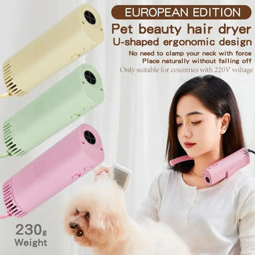 Silent Energy-Saving Pet Grooming Hair Dryer - Only Suitable For Countries With 220V - Trusted Pet Products