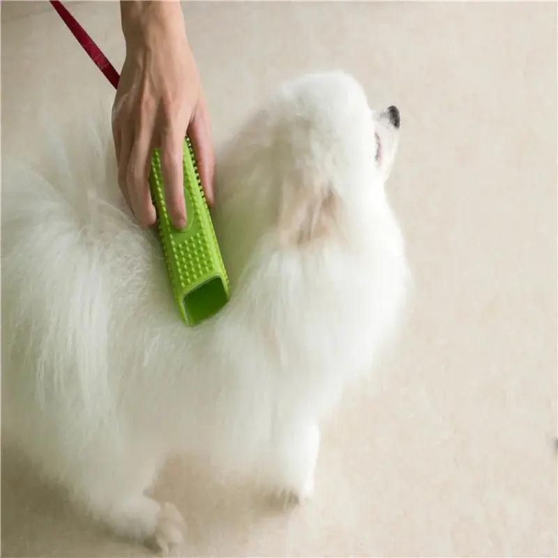 Silicone Hollow Rubber Brush Dog Hair Remover for Cars Furniture Carpet Clothes - Trusted Pet Products