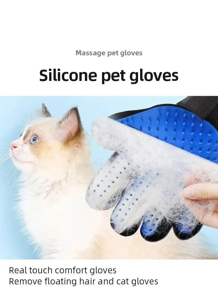 Silicone Pet Gloves Cat Dog Hair Removal Cat Supplies Comb Hair Removal Brush Rubber Sticky Hair Gloves - Trusted Pet Products