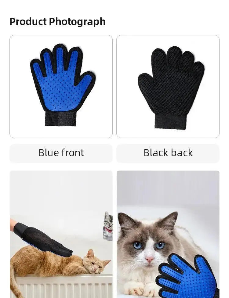 Silicone Pet Gloves Cat Dog Hair Removal Cat Supplies Comb Hair Removal Brush Rubber Sticky Hair Gloves - Trusted Pet Products