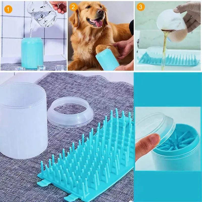 Soft Silicone Wash Cup Portable Paw Cleaning Brush - Trusted Pet Products