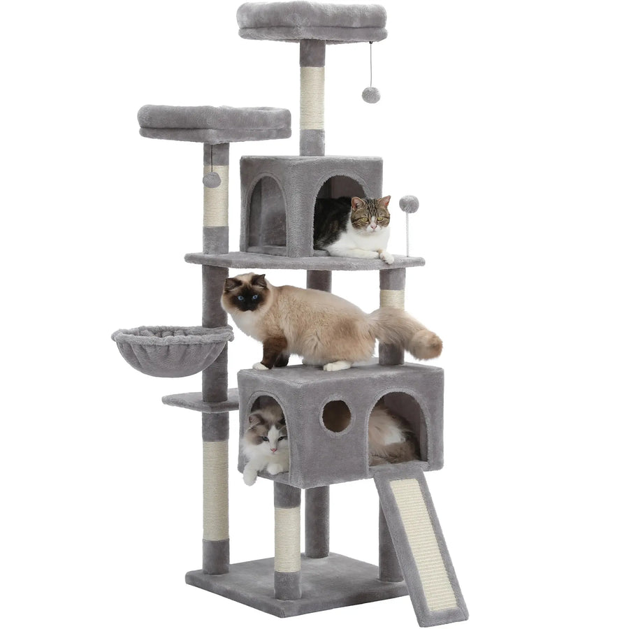 Speedy Pet Multifunctional Chair Creative Cube House with Scratching Removable Pad Cushions Pet Activity Cat Tree with Ball - Trusted Pet Products