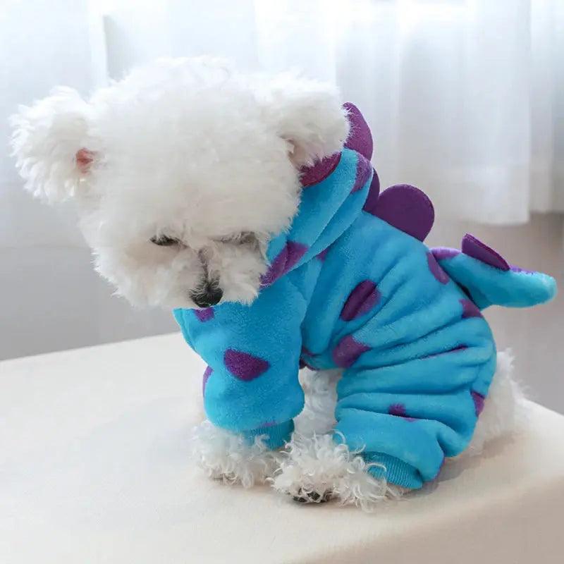 Super Soft Fleece Plush Warm Dog Overalls Pet Clothing - Trusted Pet Products