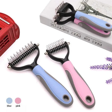 The Best Pet Grooming Brush Dog Brush Double-Sided Hair Removal Comb And Hair Removal Tool Used To Remove Mats And Tangles - Trusted Pet Products