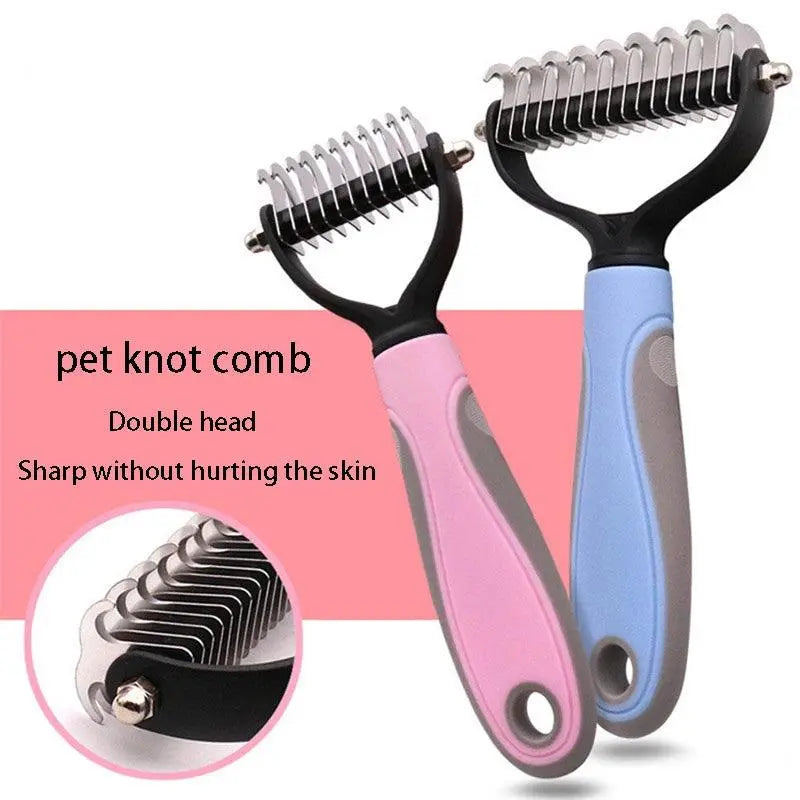 The Best Pet Grooming Brush Dog Brush Double-Sided Hair Removal Comb And Hair Removal Tool Used To Remove Mats And Tangles - Trusted Pet Products