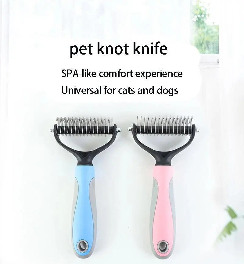 The Best Pet Grooming Brush Dog Brush Double-Sided Hair Removal Comb And Hair Removal Tool Used To Remove Mats And Tangles - Trusted Pet Products