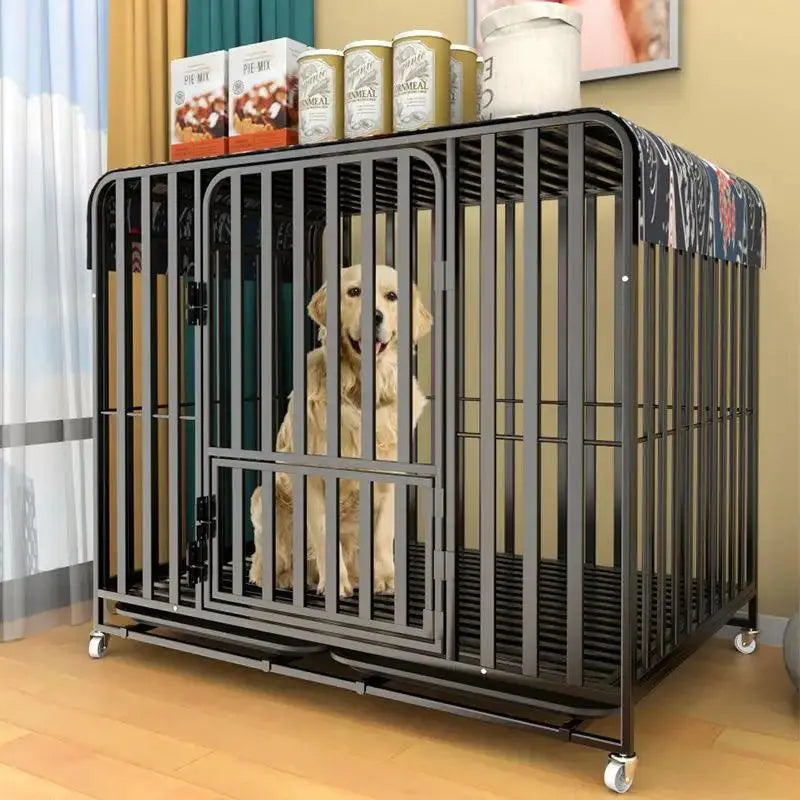 Thick Dog Cage with toilet separation tray - Trusted Pet Products