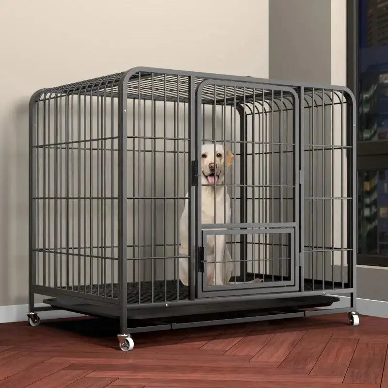 Thick Dog Cage with toilet separation tray - Trusted Pet Products