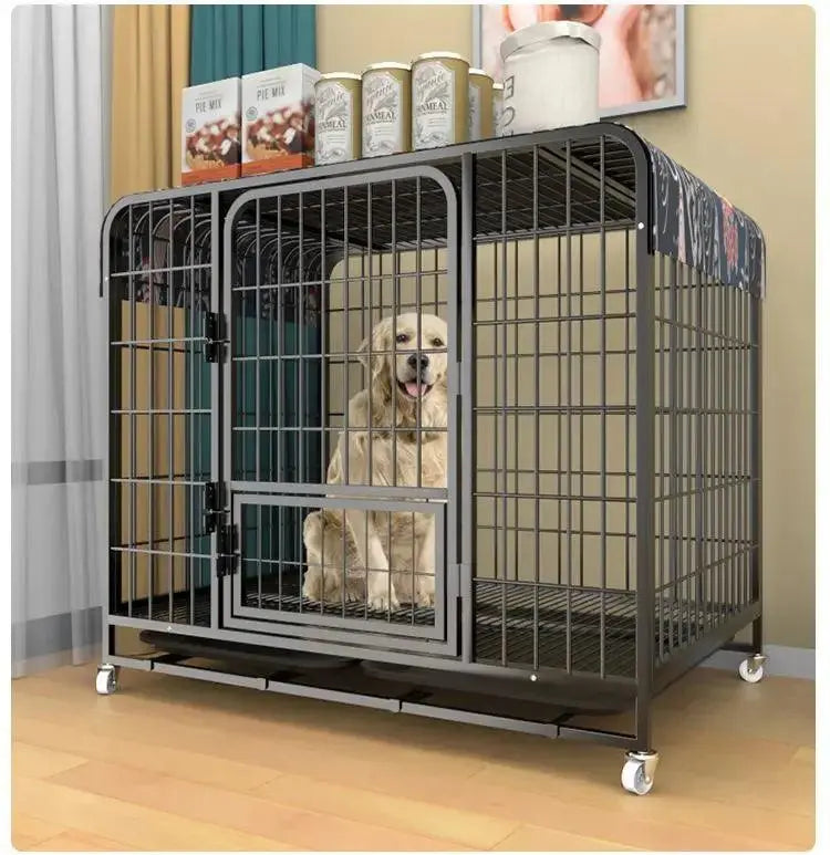 Thick Dog Cage with toilet separation tray - Trusted Pet Products