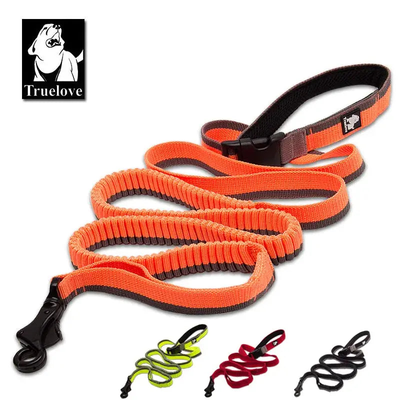 Truelove 7 In 1 Multi-Function Adjustable Dog Lead Hand Free Pet Training Leash Reflective Multi-Purpose Dog Leash Walk 2 Dogs - Trusted Pet Products