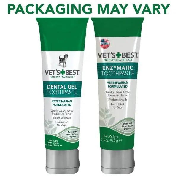 Vet's Best Dog Toothbrush & Enzymatic Toothpaste Kit - Trusted Pet Products