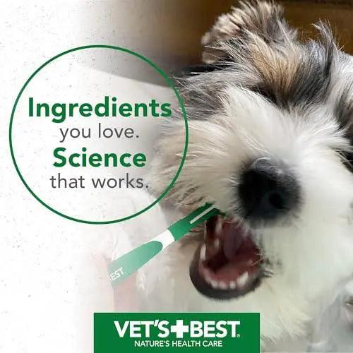 Vet's Best Dog Toothbrush & Enzymatic Toothpaste Kit - Trusted Pet Products