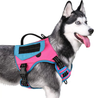 WINGOIN Purple Tactical Dog Harness Vest for Small Dogs No Pull - Trusted Pet Products