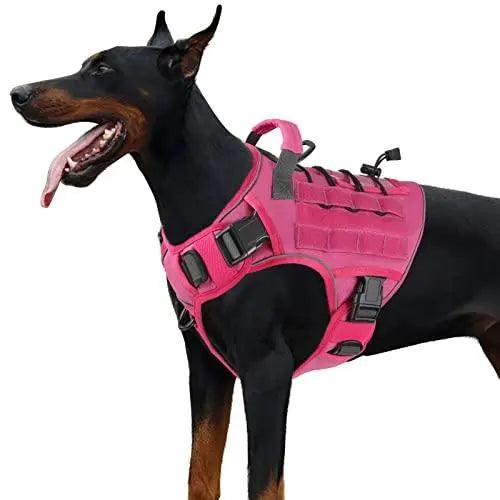 WINGOIN Purple Tactical Dog Harness Vest for Small Dogs No Pull - Trusted Pet Products