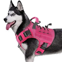 WINGOIN Purple Tactical Dog Harness Vest for Small Dogs No Pull My Store