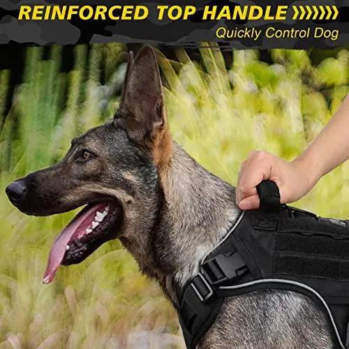 WINGOIN Purple Tactical Dog Harness Vest for Small Dogs No Pull - Trusted Pet Products