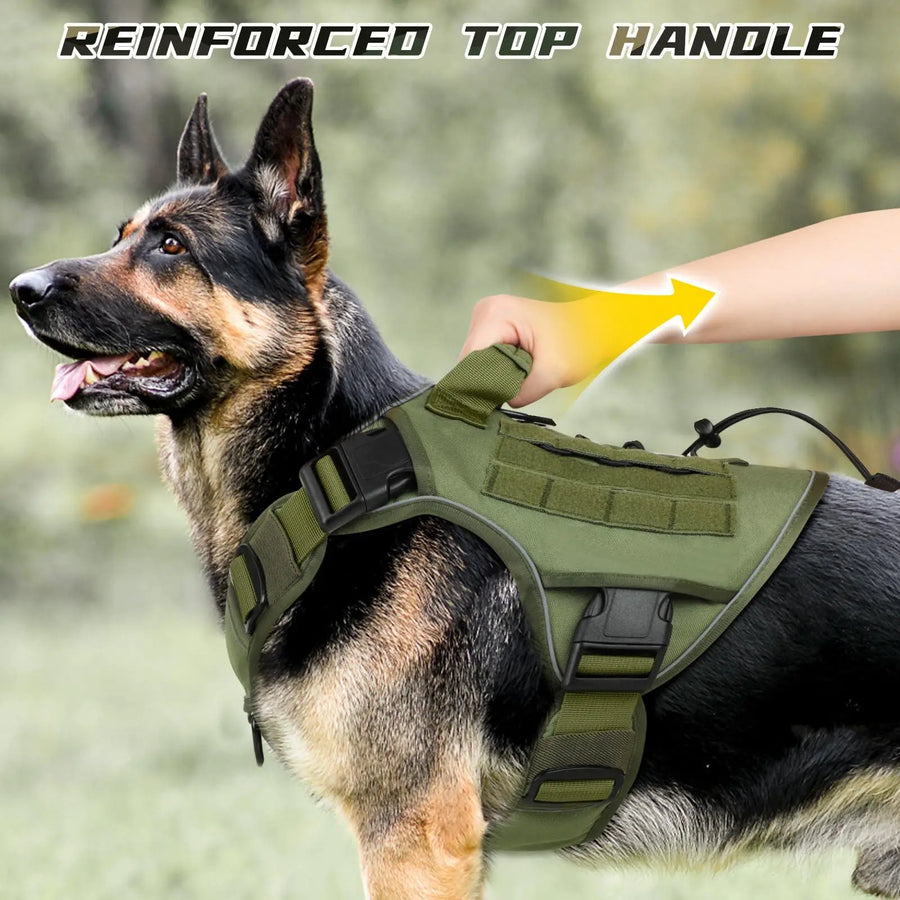 WINGOIN Purple Tactical Dog Harness Vest for Small Dogs No Pull My Store