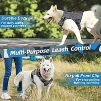 WINGOIN Purple Tactical Dog Harness Vest for Small Dogs No Pull - Trusted Pet Products